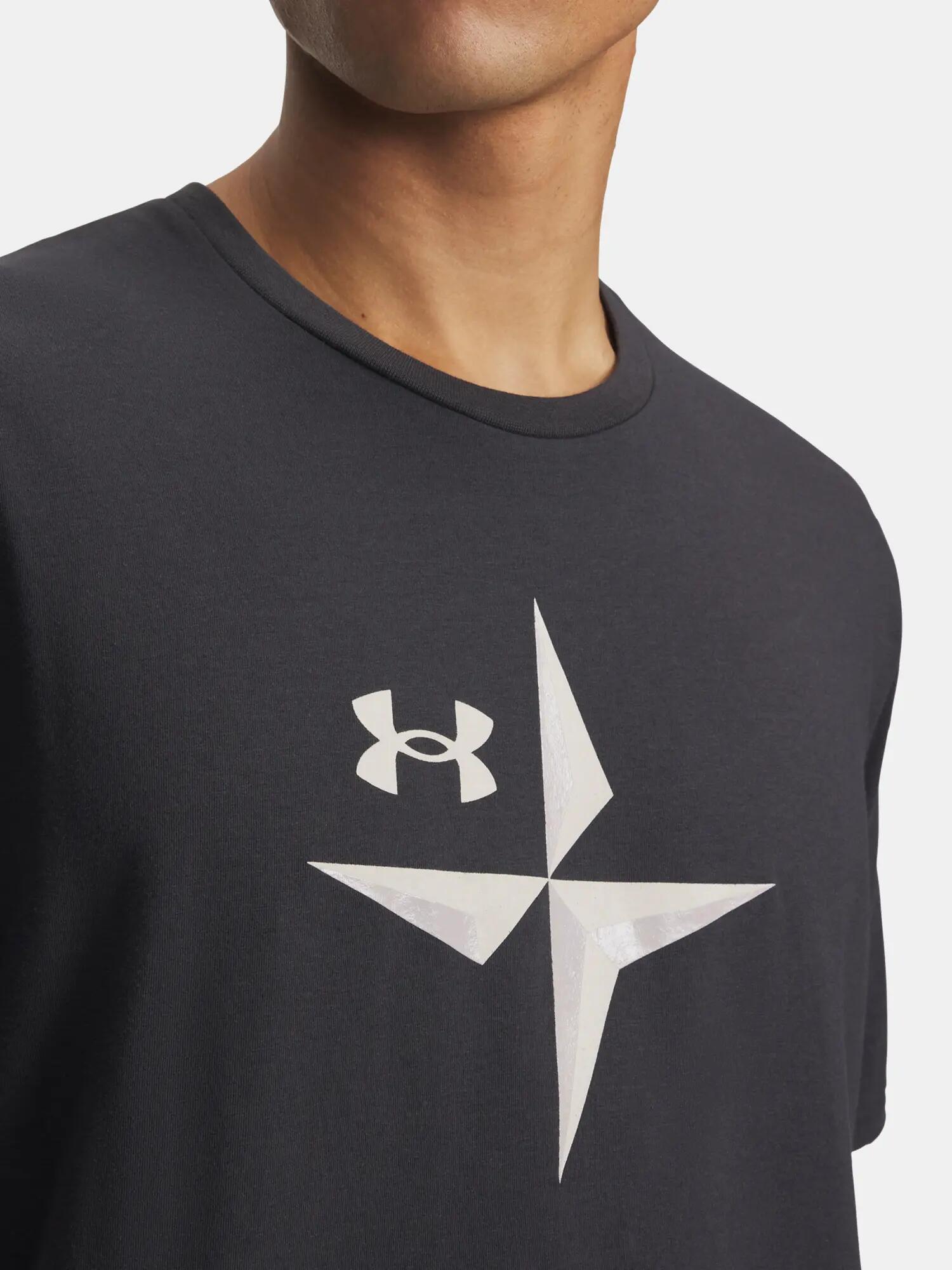Koszulka bawełniana Under Armour Explor Graphic SS 3/4