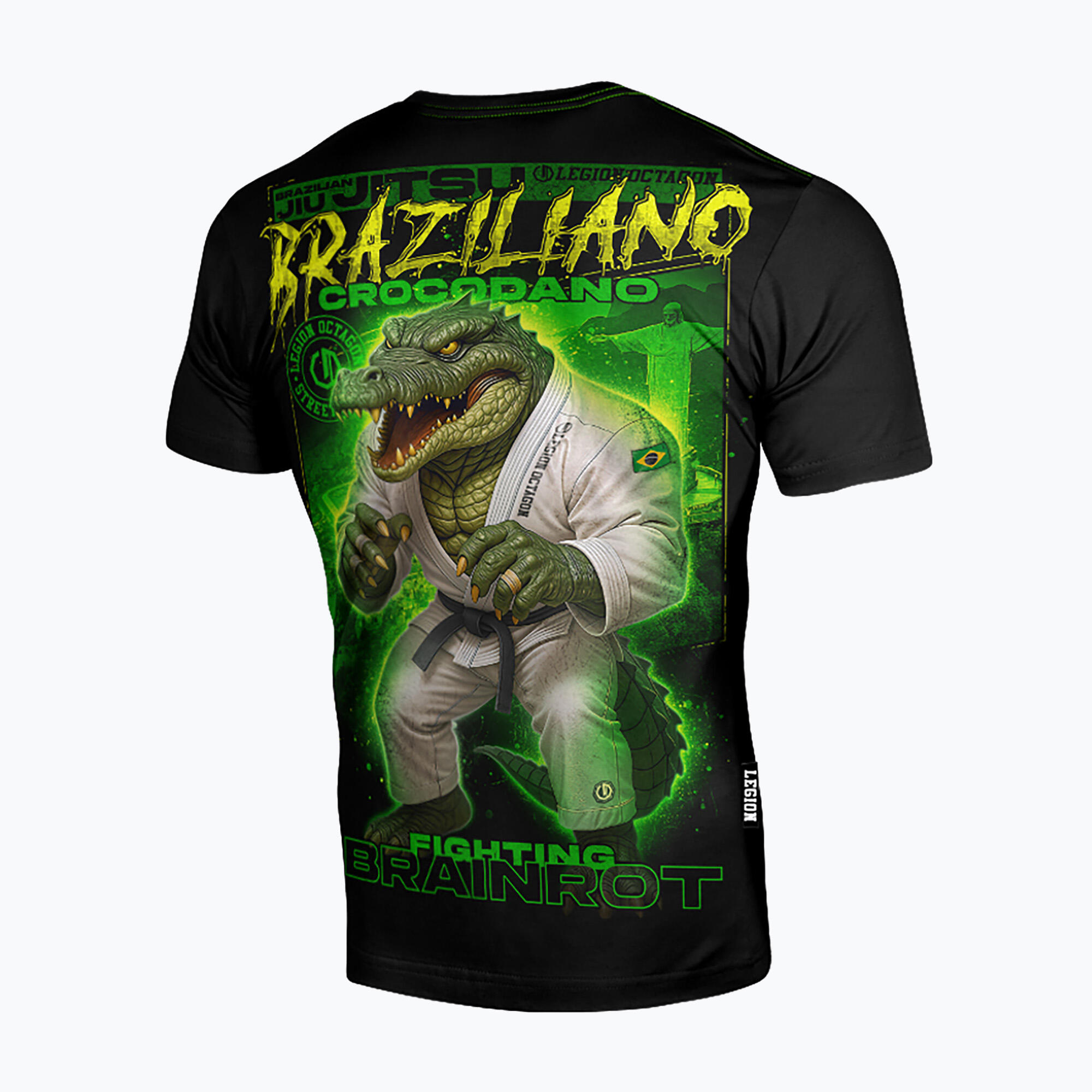 Koszulka męska Octagon Legion Brainrot Braziliano Crocodano 2/3