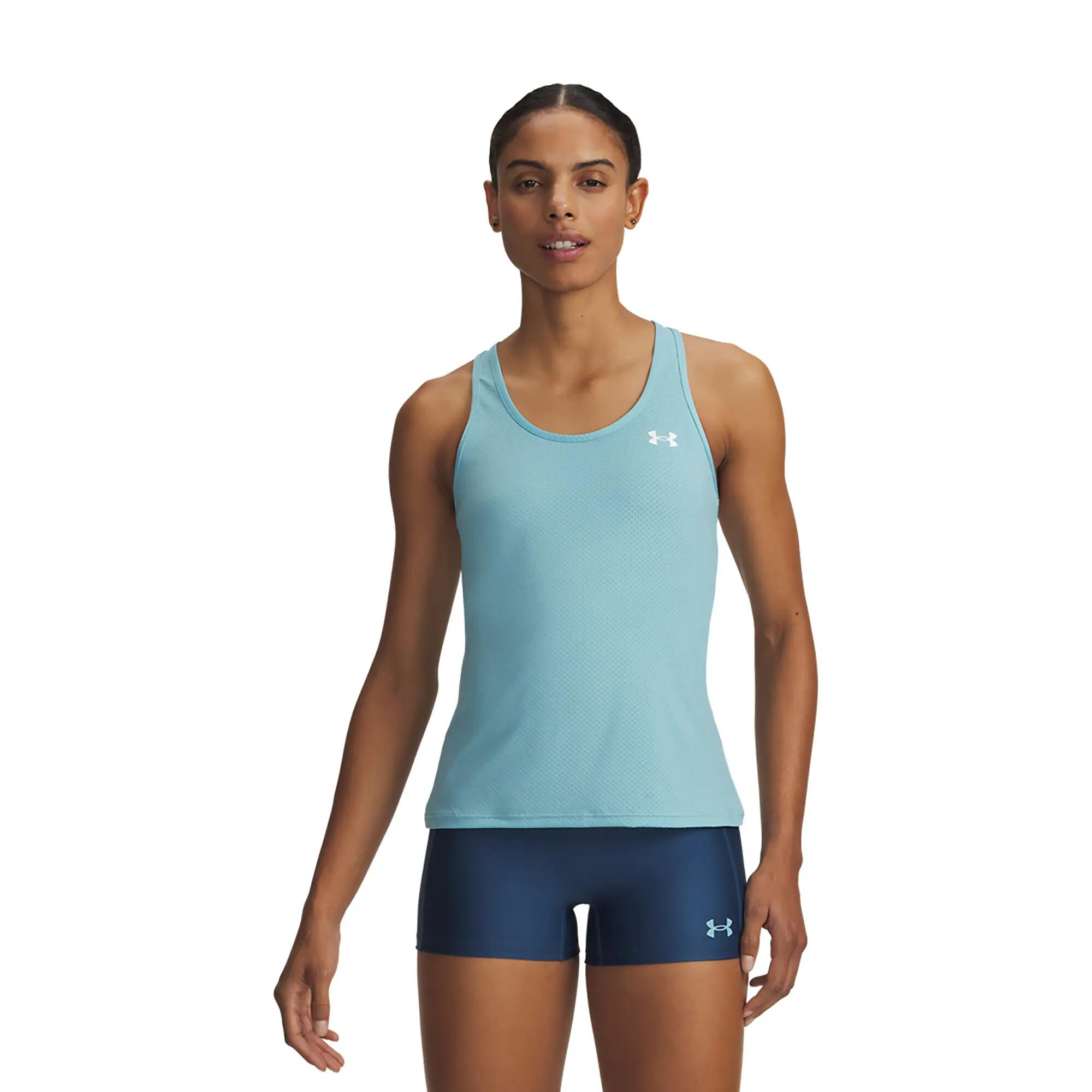 Under Armour Tech Mesh Racer Tank trainingsshirt voor dames 3/4