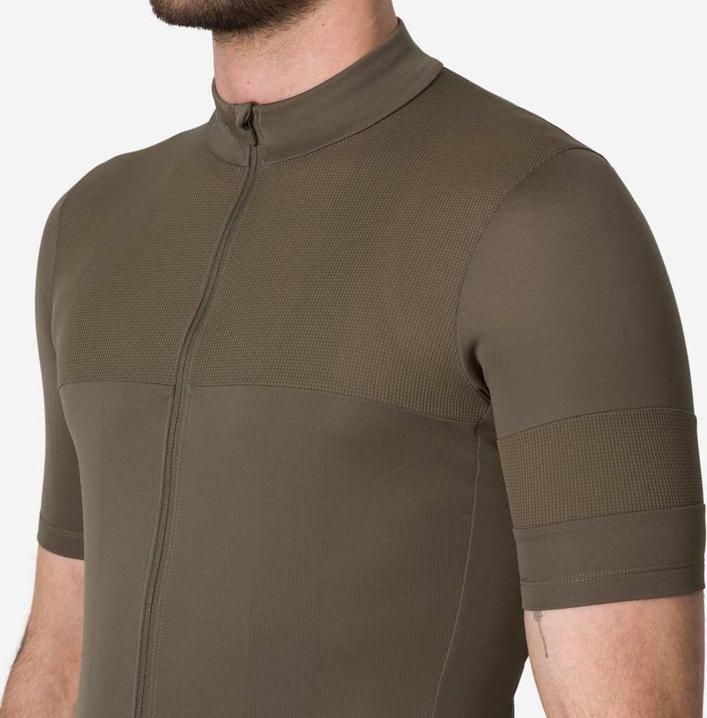 Maglia Rapha Brevet Element Khaki da uomo a maniche corte 3/7