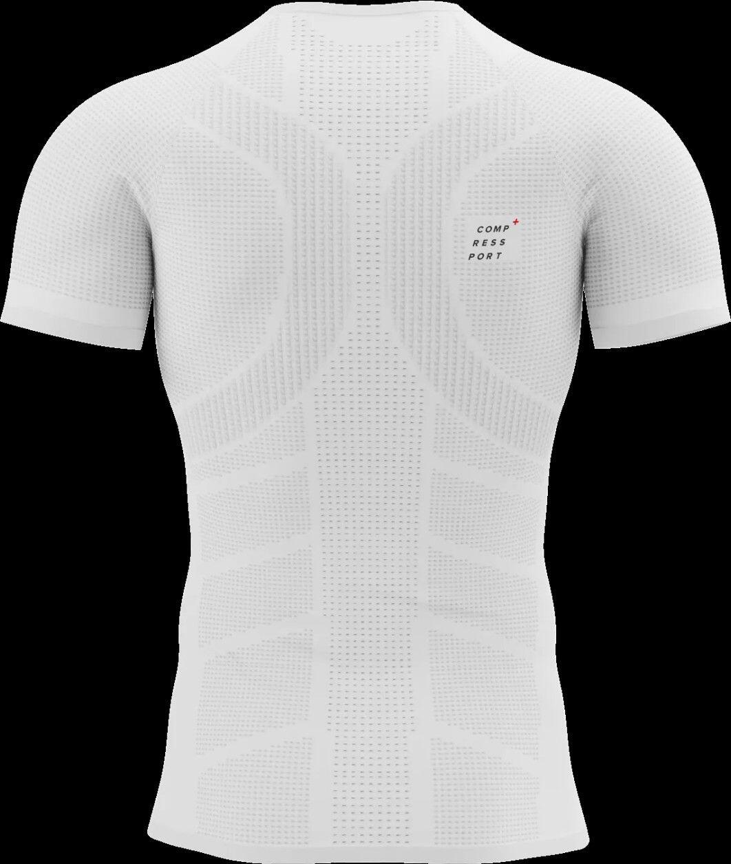 Compressport On/Off Short Sleeve Jersey White 2/3
