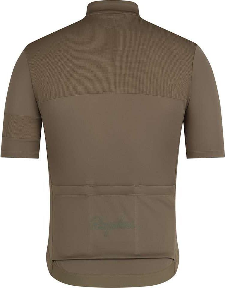 Maglia Rapha Brevet Element Khaki da uomo a maniche corte 6/7