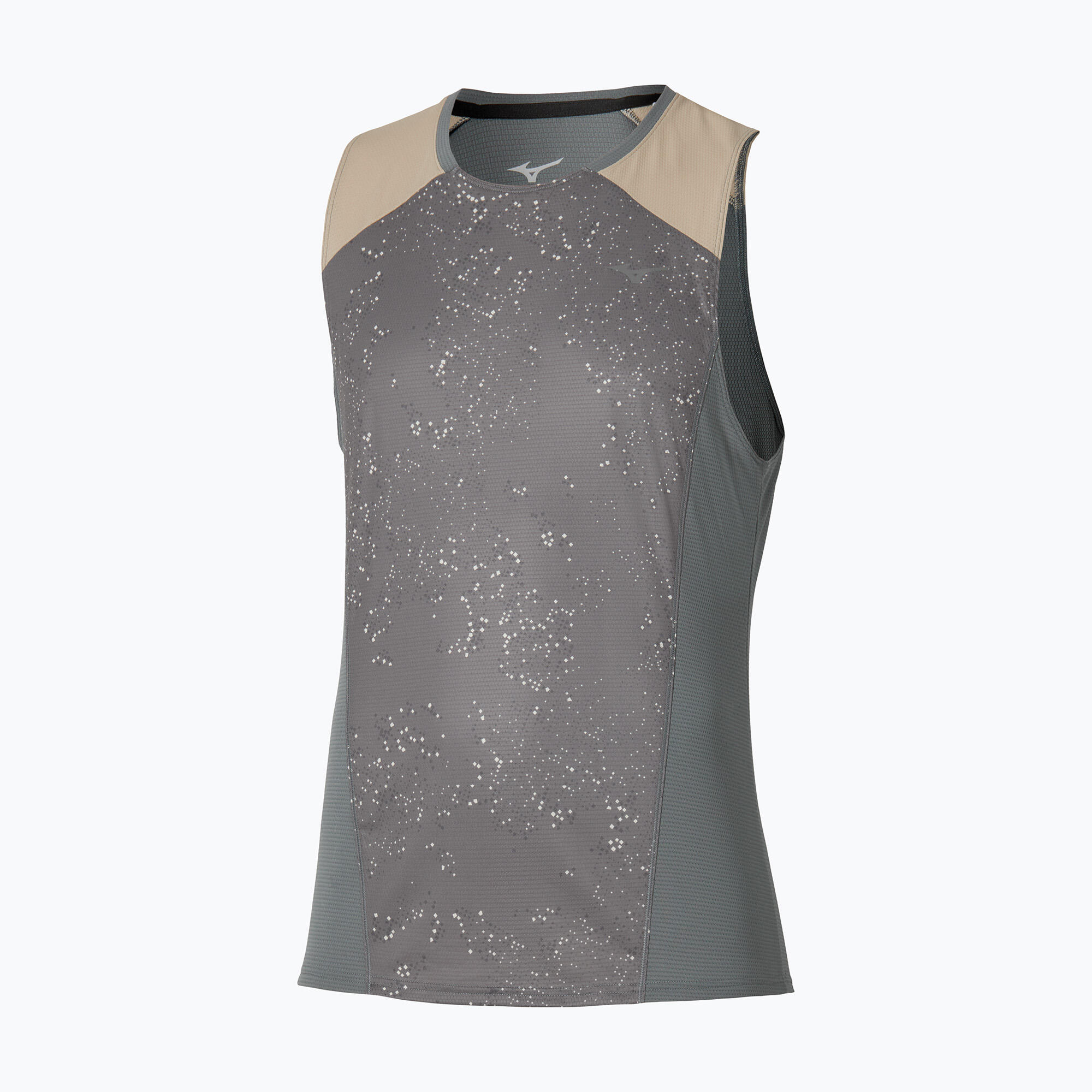 Koszulka do biegania męska Mizuno Active DryAeroFlow Graphic Tank Top 1/2