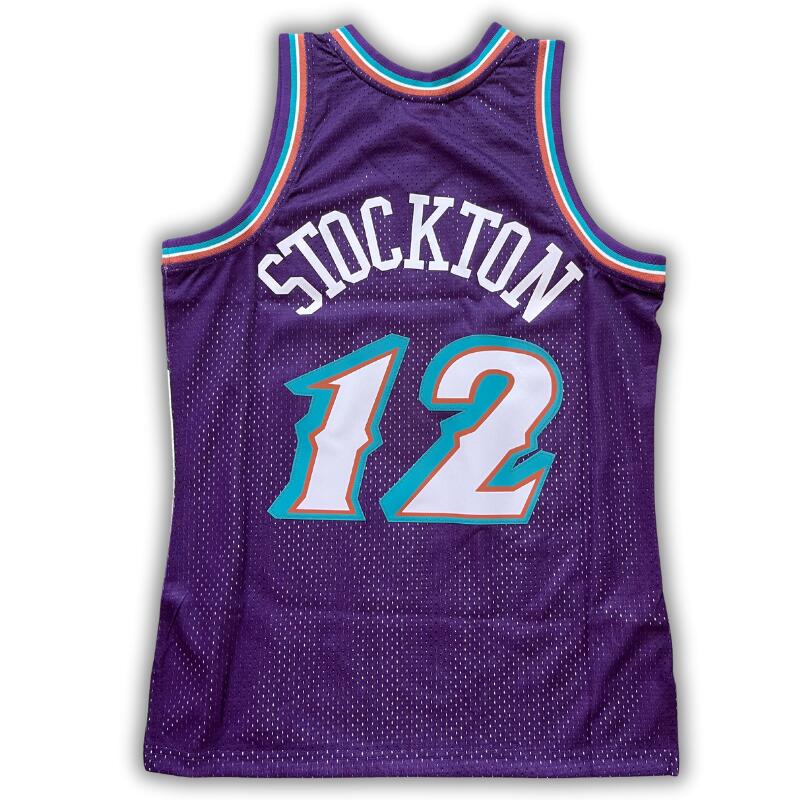 Segunda vida - Camisola NBA Utah Jazz 1996/1997 Stockton - Como novo 2/2