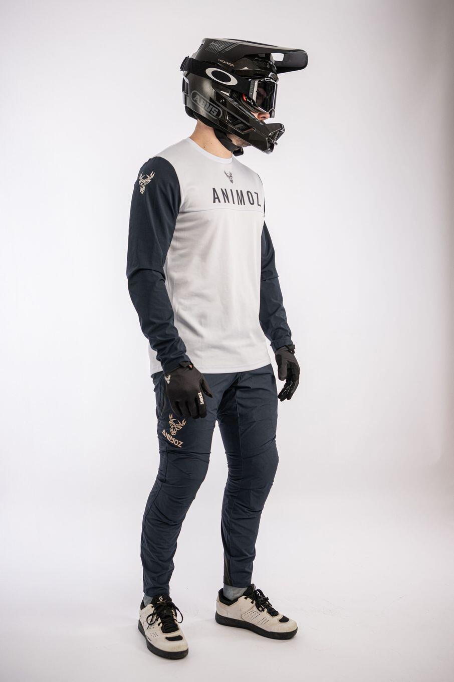 Maillot Manches Longues Animoz Wild Gris/Noir 3/7