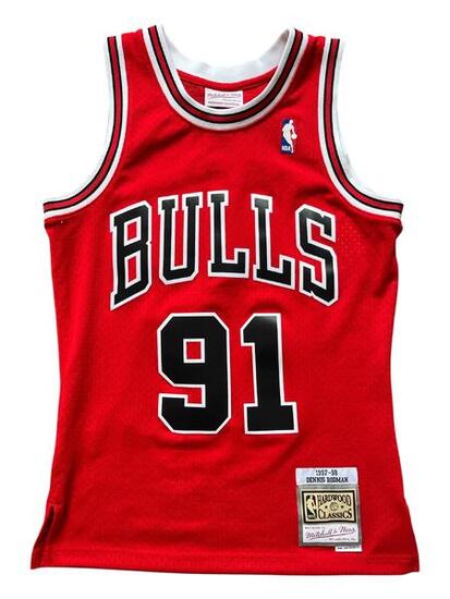 Second hand - Maglia NBA Chicago Bulls 1997/1998 Rodman - Stato eccellente