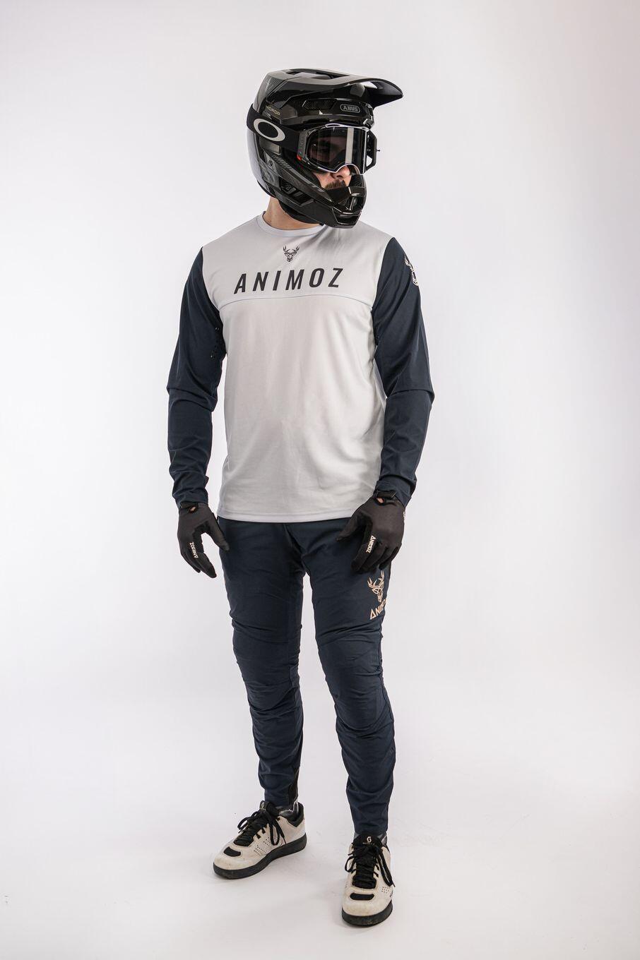 Maillot Manches Longues Animoz Wild Gris/Noir 2/7