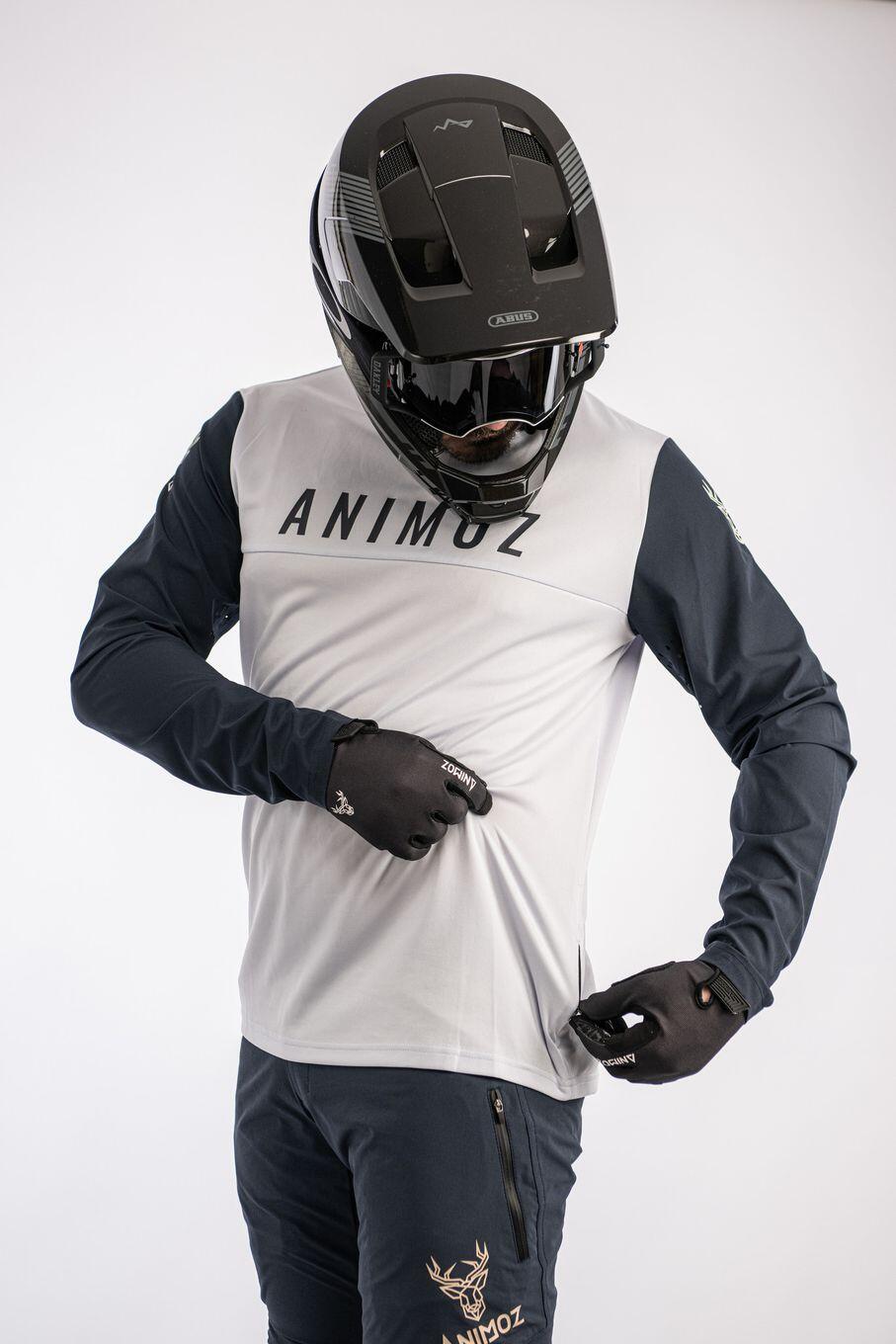 Maillot Manches Longues Animoz Wild Gris/Noir 5/7