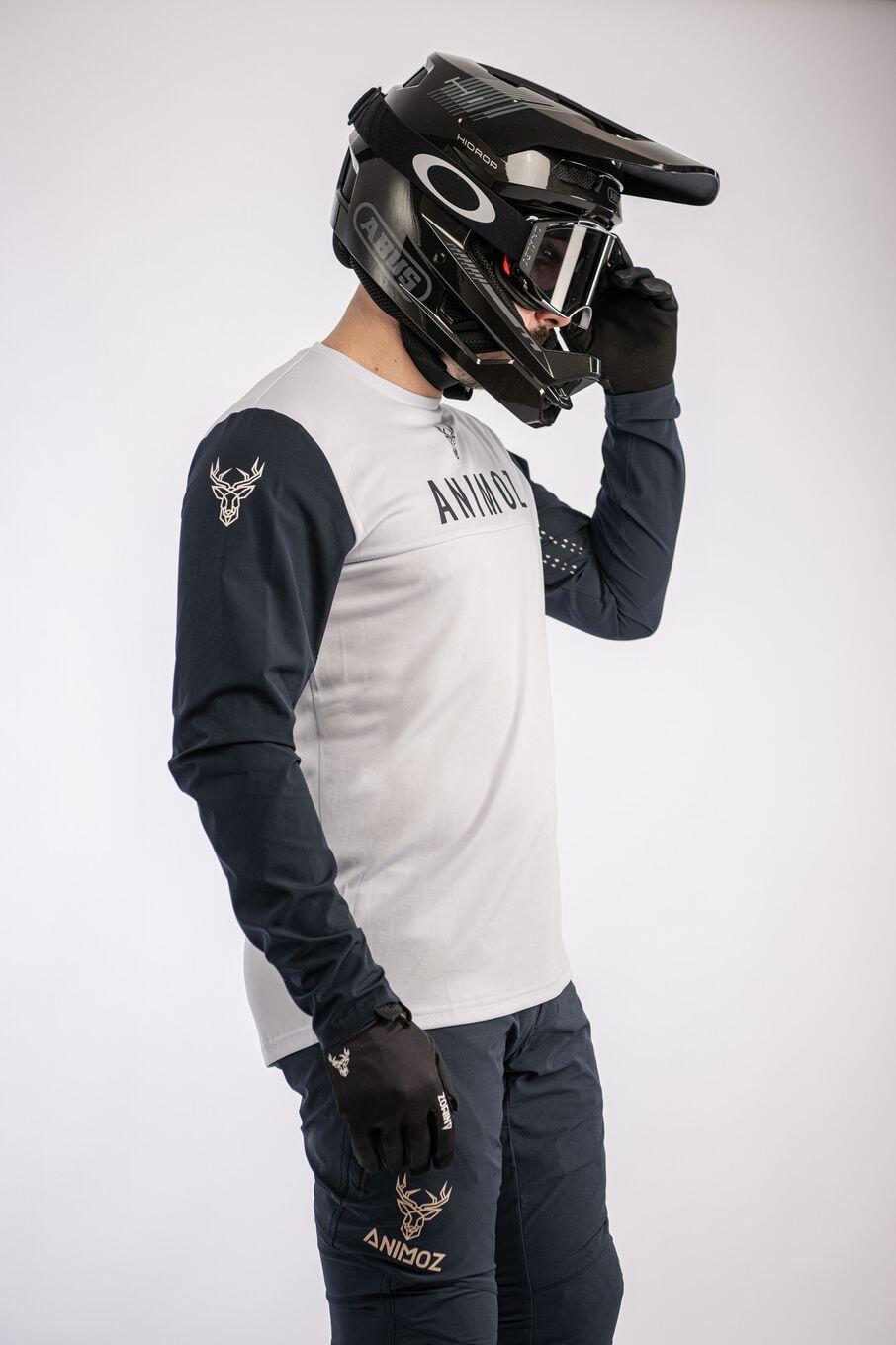 Maillot Manches Longues Animoz Wild Gris/Noir 4/7