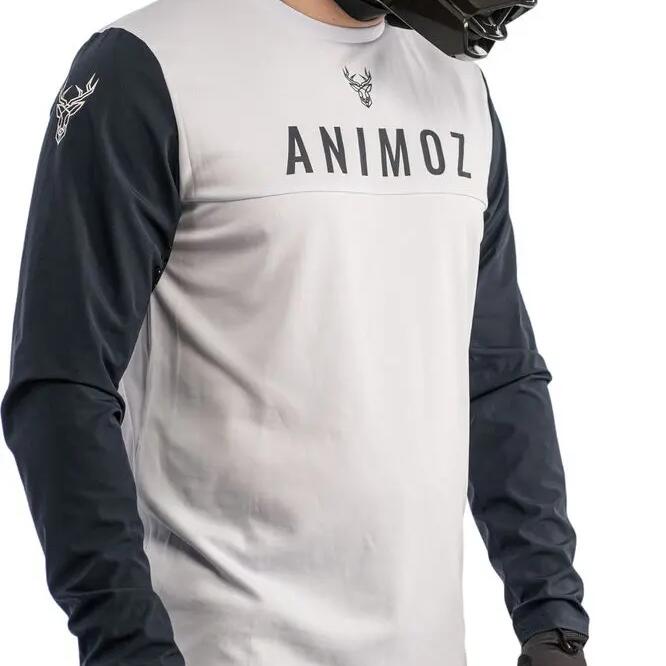 Animoz Wild Long Sleeve Jersey Grey/Black