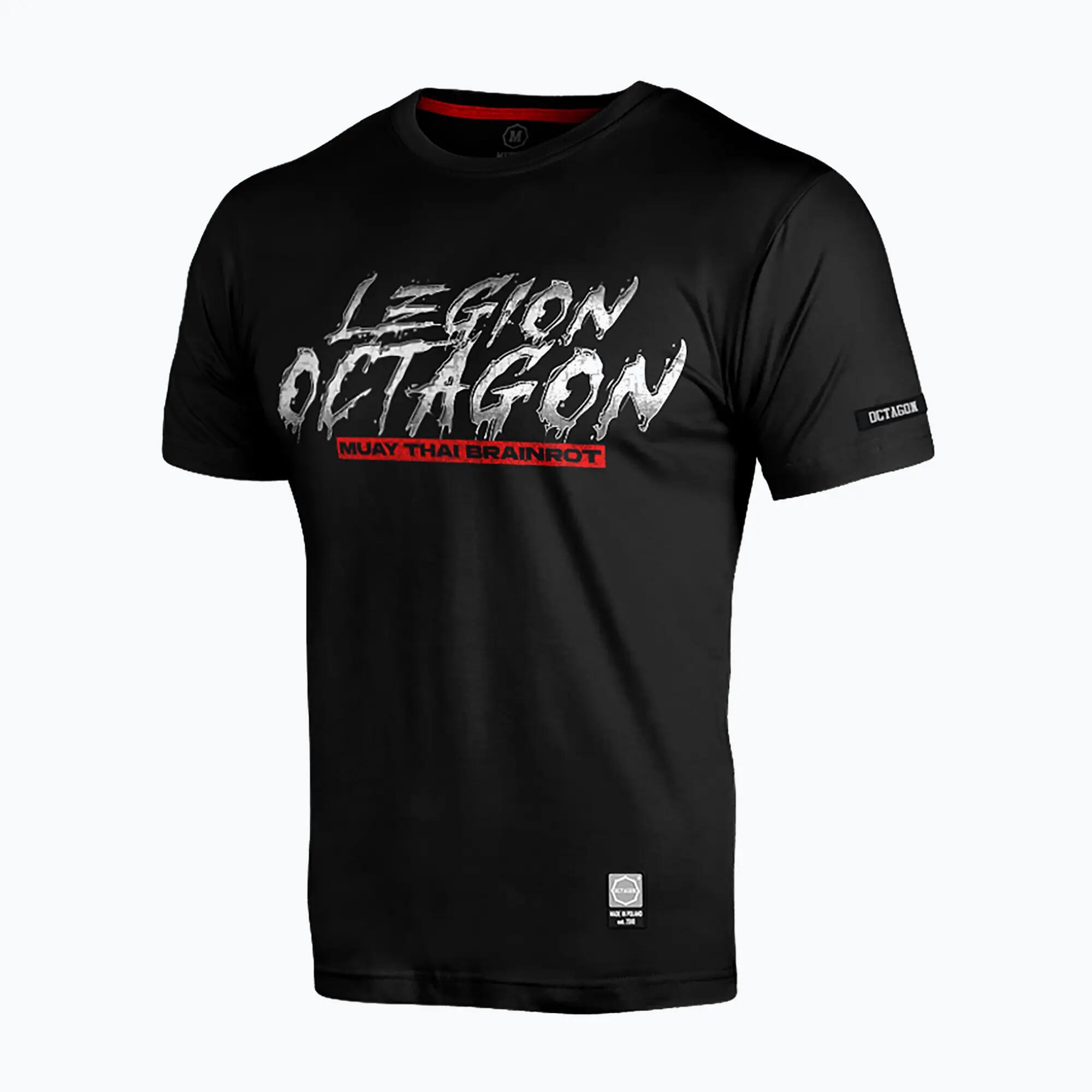 Heren T-shirt Octagon Legion Brainrot Thaigerini Muaythini 1/3