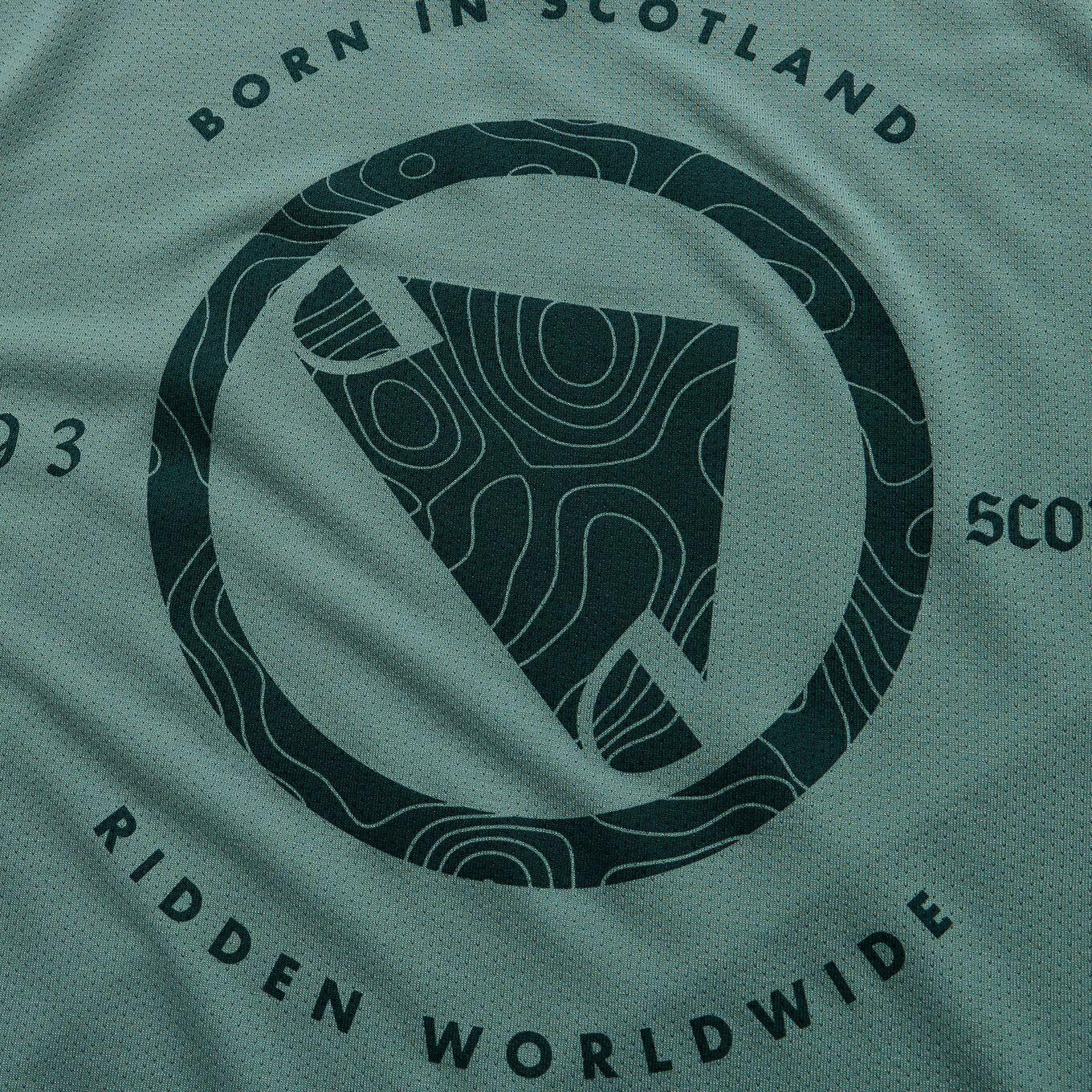 Endura Loop Funktions-T-Shirt für Herren, grün 4/5