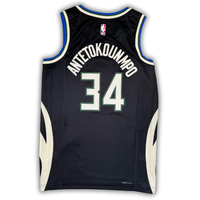 Segunda vida - Camisola NBA Milwaukee Bucks 2022/2023 Giannis - Como novo 2/2