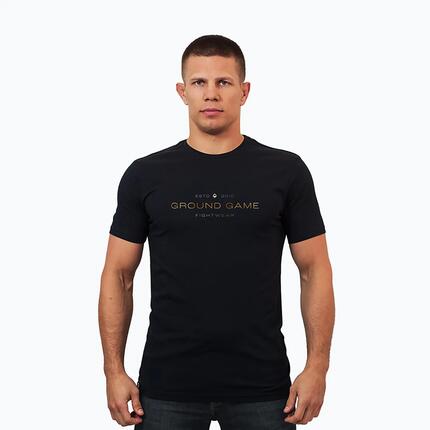 T-shirt homme Ground Game Gold Typo