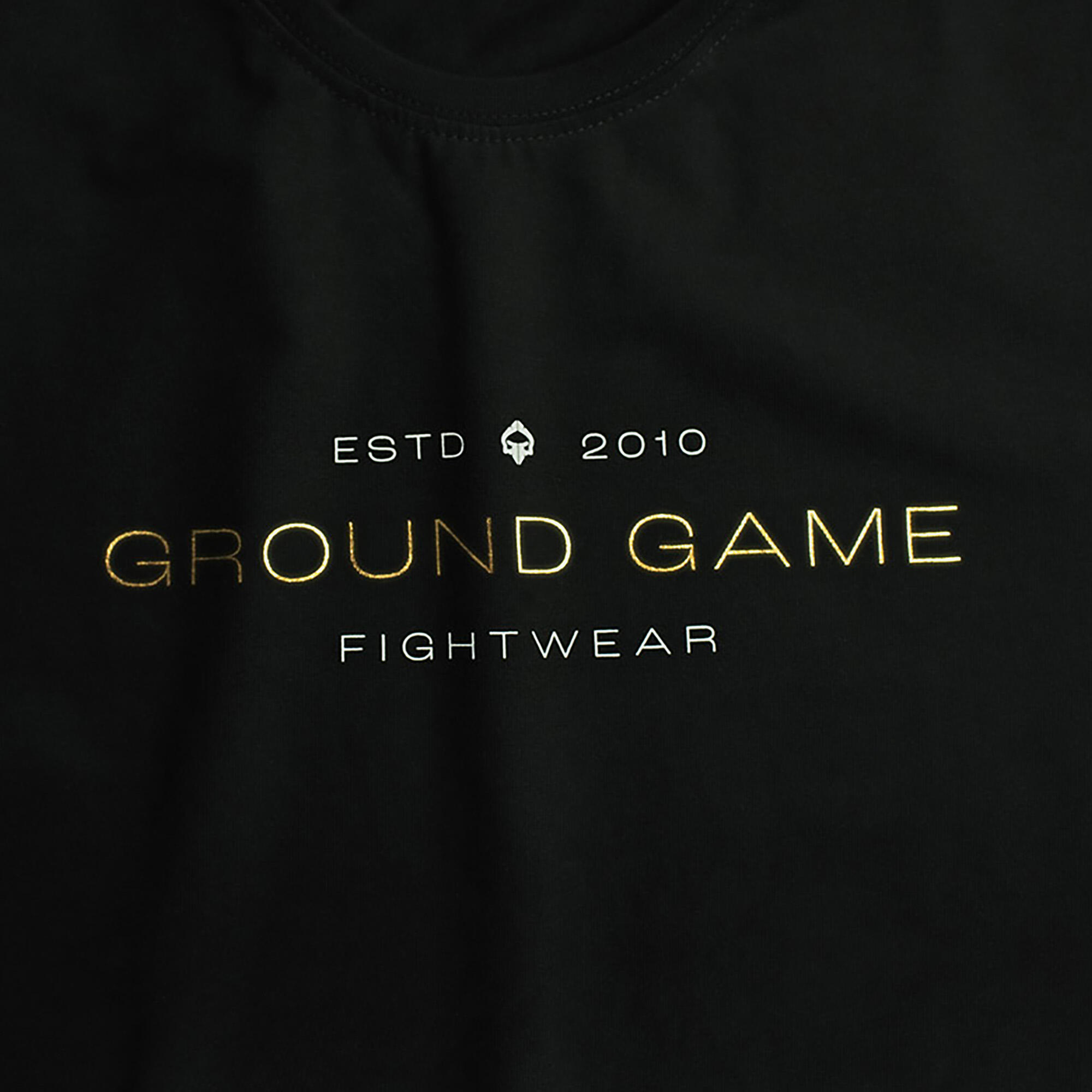 T-shirt męski Ground Game Gold Typo 3/5
