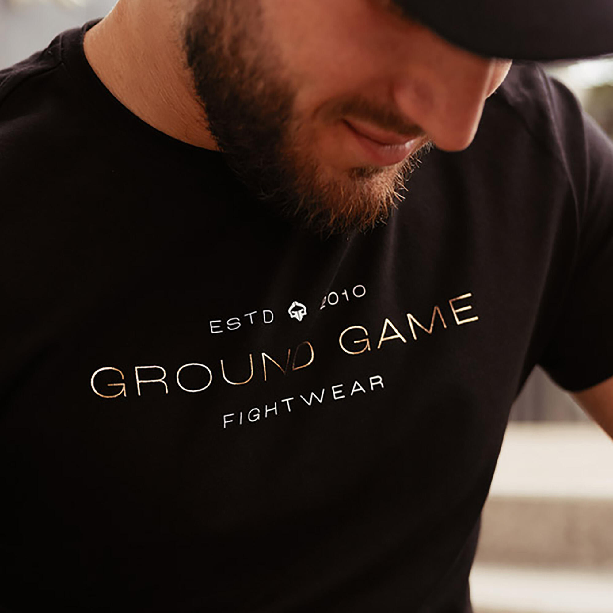 T-shirt męski Ground Game Gold Typo 4/5