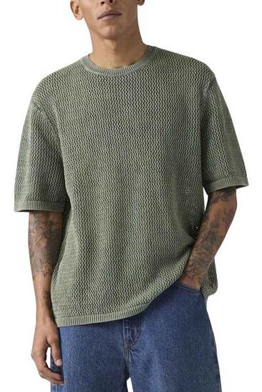 LEVI'S T-Shirt Stinson Sweater leichtgewichtig XL Tarnmuster