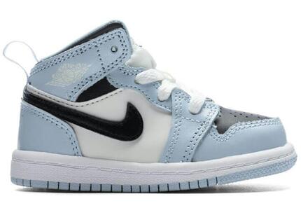 Jordan 1 Mid Ice Blue (2022) (TD) - Sneaker Mid-Top Enfant