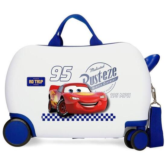 Maleta infantil Cars rd trip ABS con capacidad de 24L blanco