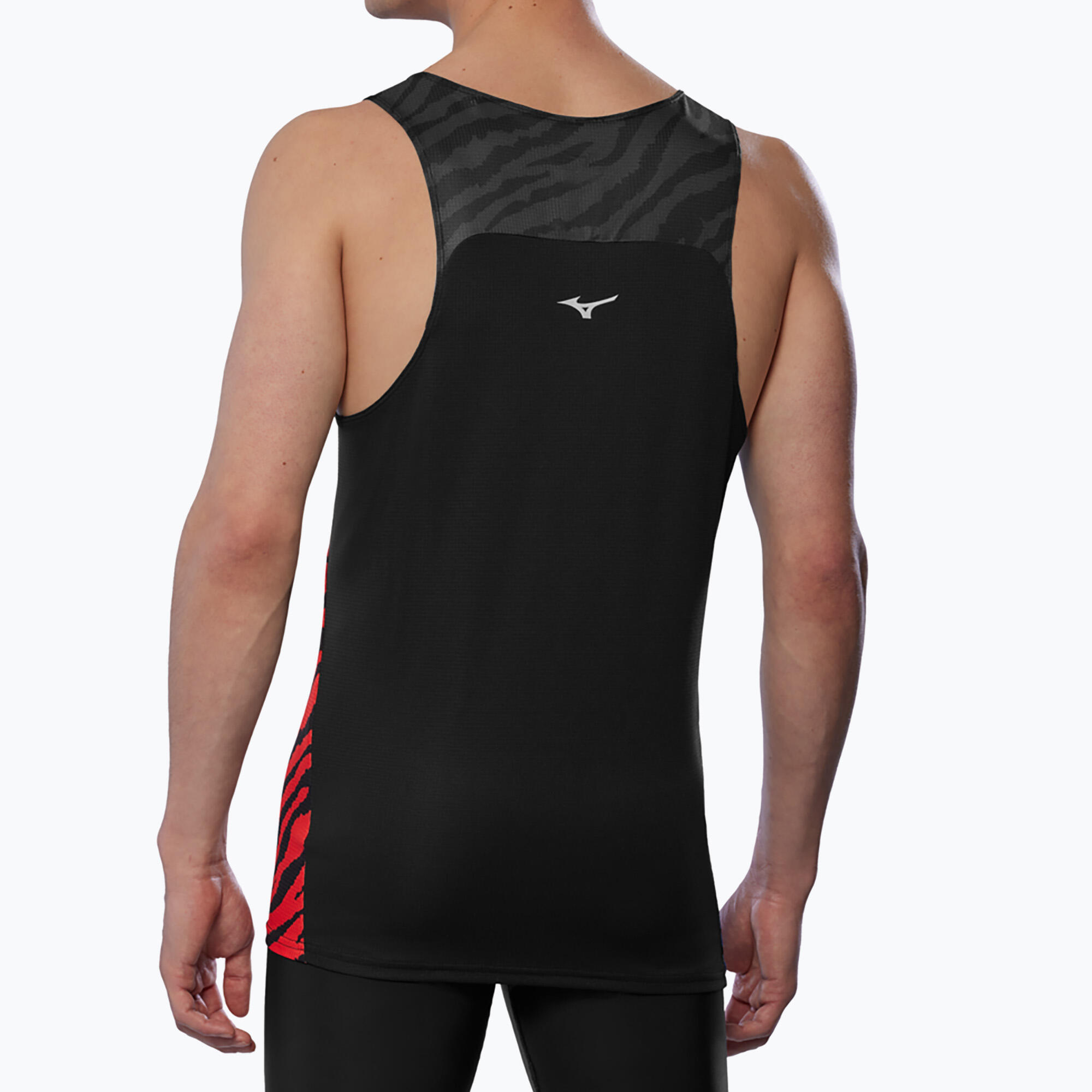 Koszulka do biegania męska Mizuno DryAeroFlow Graphic Tank 3/4