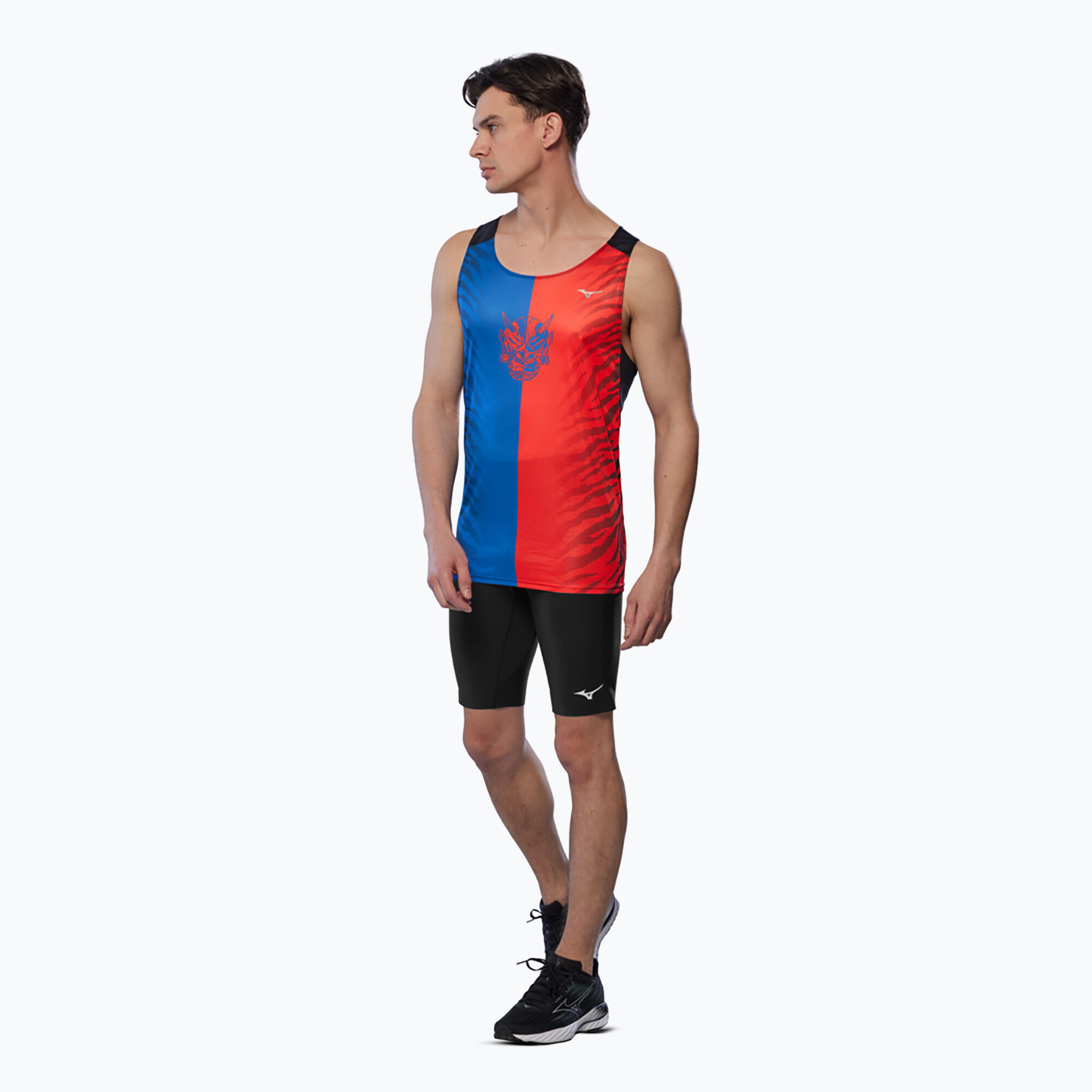 Koszulka do biegania męska Mizuno DryAeroFlow Graphic Tank 2/4