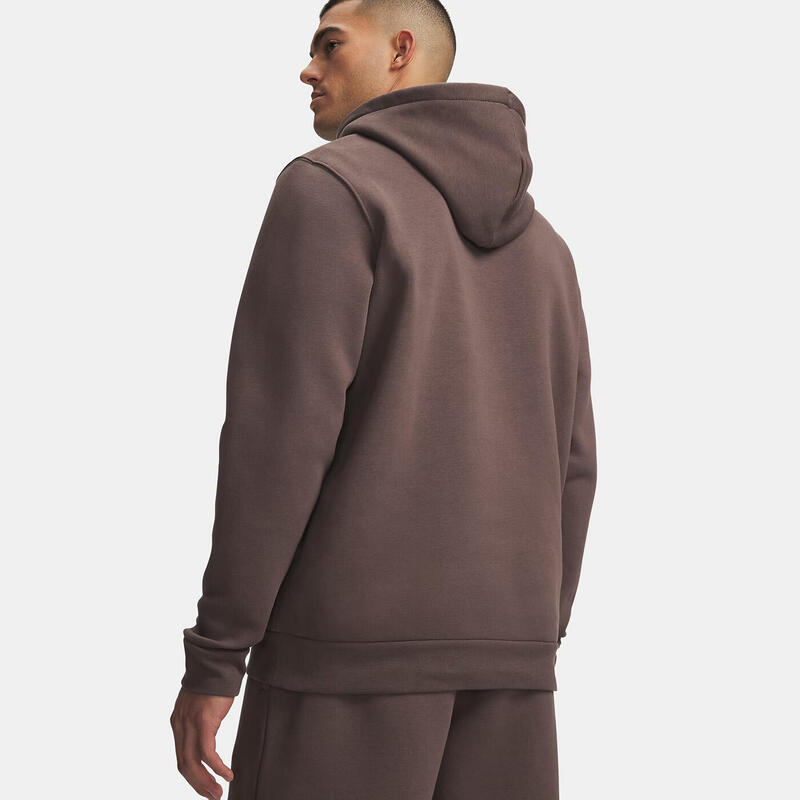 Hanorac UA Icon Fleece Taupe pentru bărbați