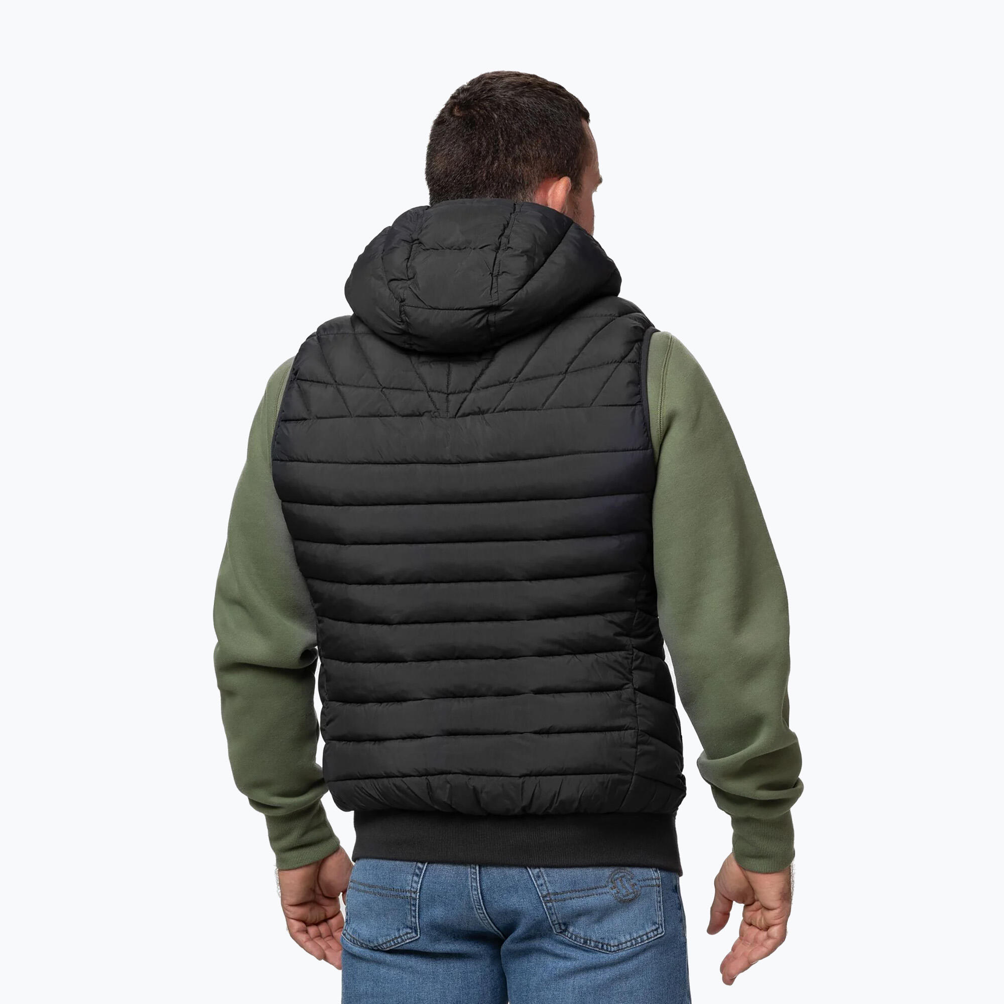 Bezrękawnik męski Pitbull Naylor Padded Hooded 3/7