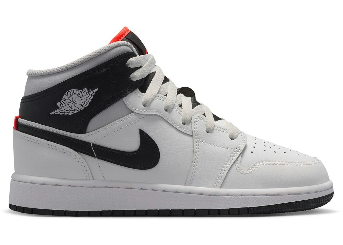 Jordan 1 Mid Summit White Infrared Black (GS) 1/1