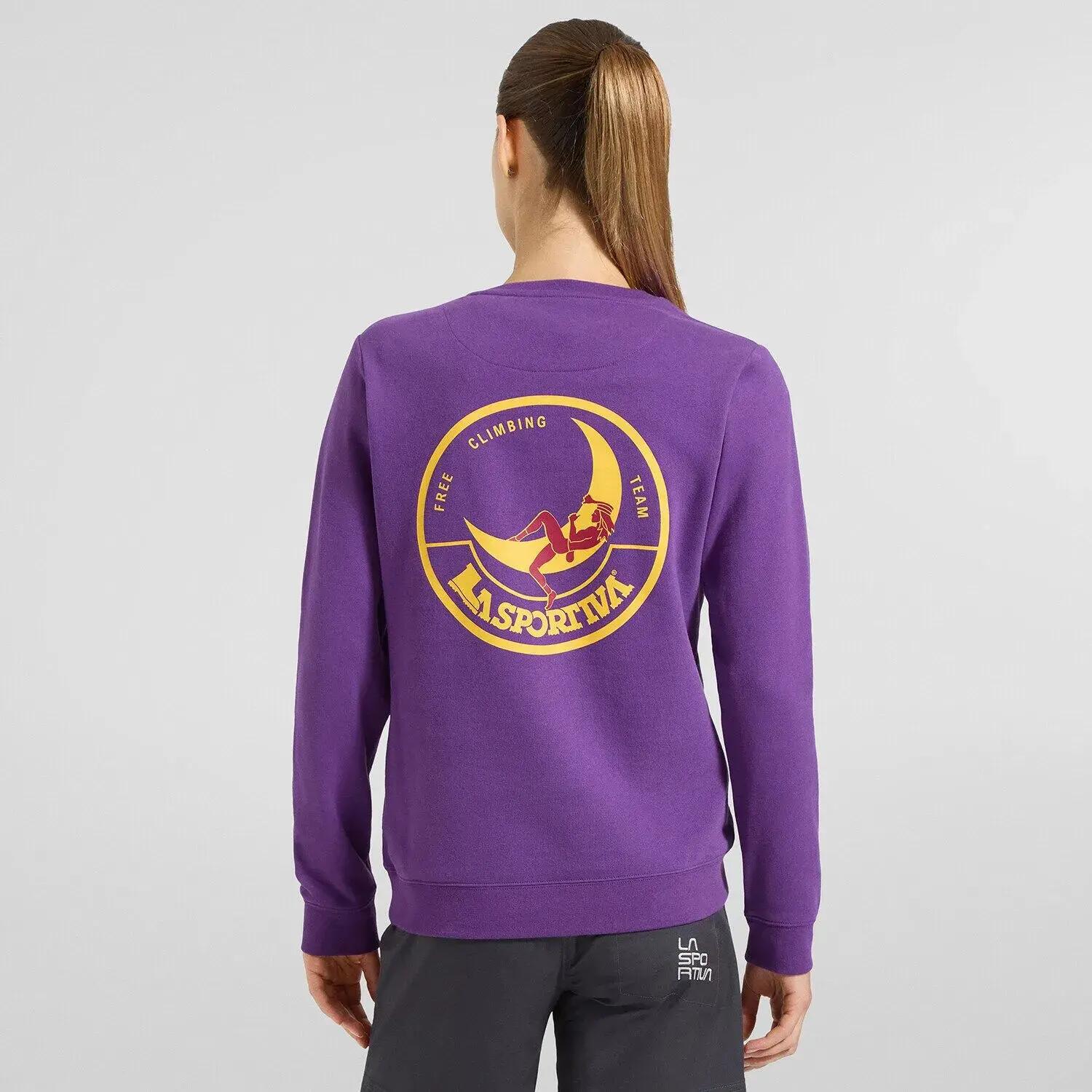 Sweatshirt col rond femme La Sportiva Climbing on the Moon 3/3