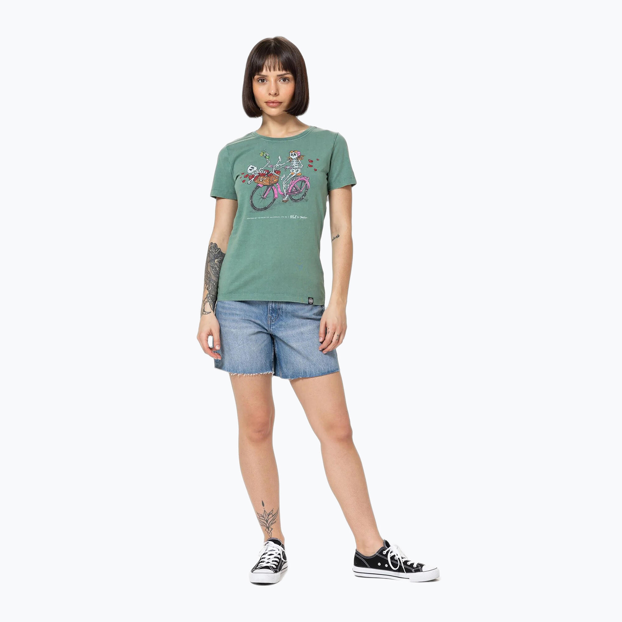 T-shirt de mulher Pitbull Cruisinandboozin 2/7