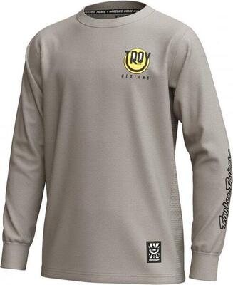 Troy lee designs skyline ride grijs kinderfietsshirt met lange mouwen