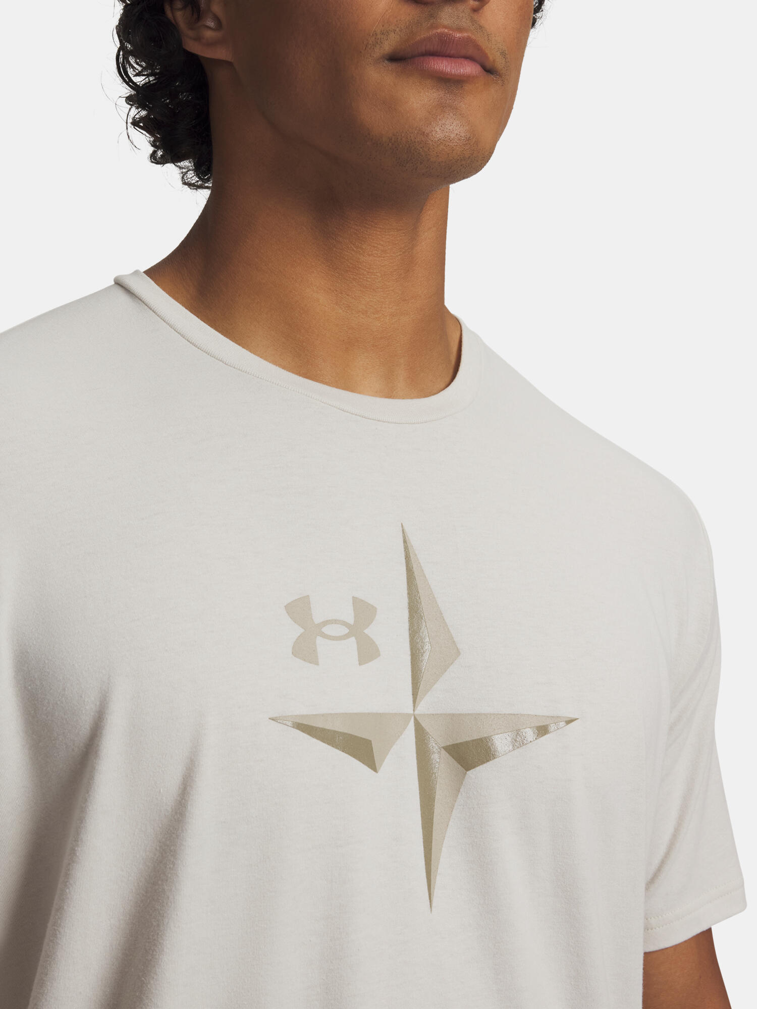 Koszulka bawełniana Under Armour Explor Graphic SS 3/4