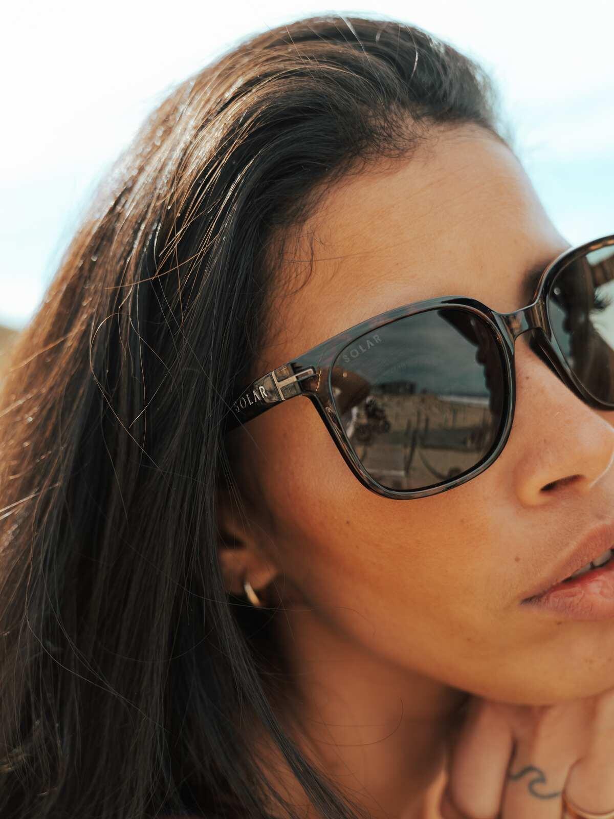 Okulary przeciwsłoneczne SOLAR Kittin cat.3 Polarized Glossy Brown Tortoiseshell 4/5