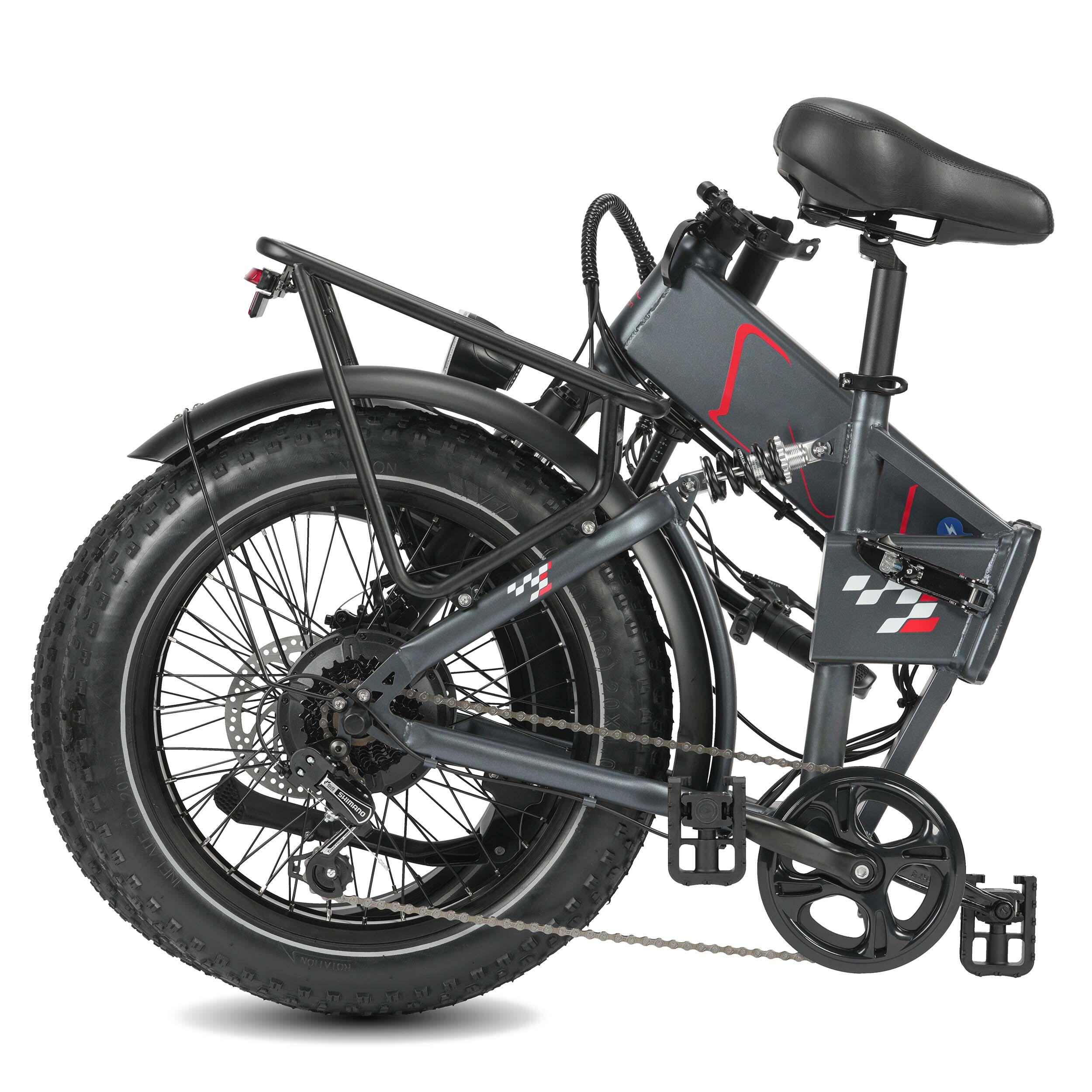 Polaris Klapp E-Bike 20x4.0 Fatbike 48V 13Ah Shimano 7-Gang 3/6