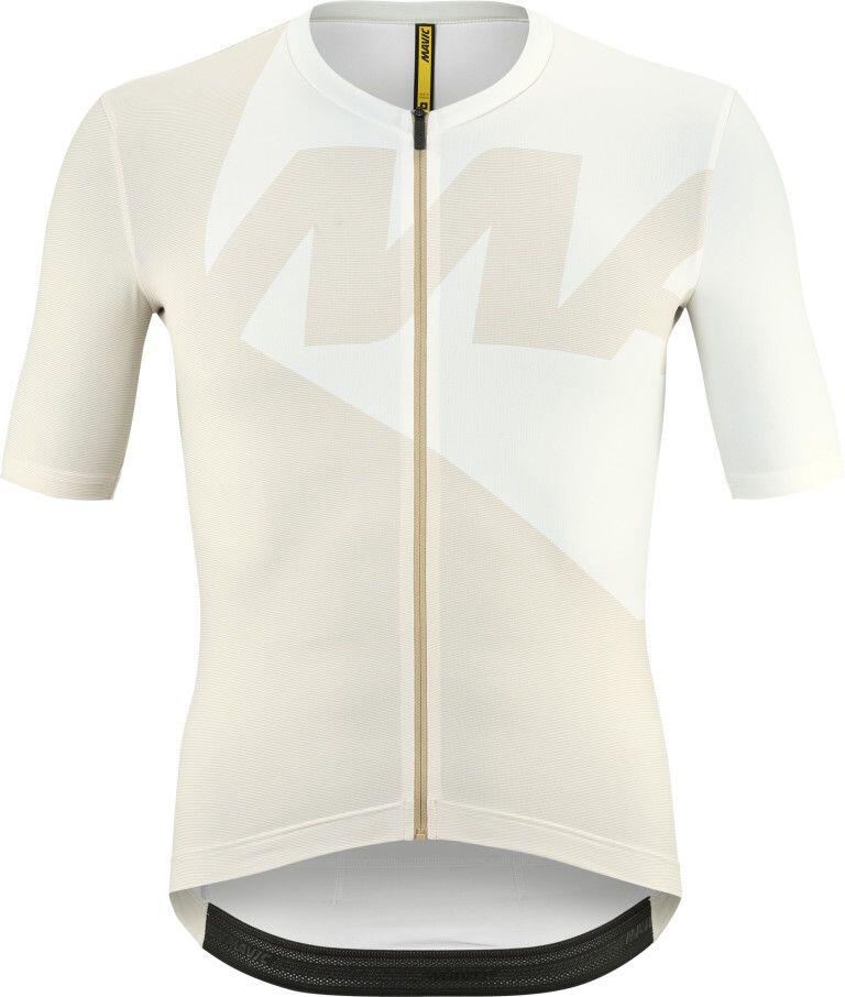 Mavic Icon Graphic Kurzarm-Trikot für Herren, Weiß/Beige 5/6