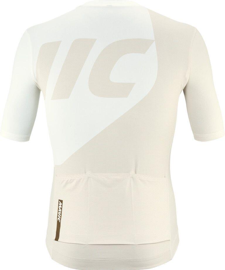 Mavic Icon Graphic Kurzarm-Trikot für Herren, Weiß/Beige 6/6