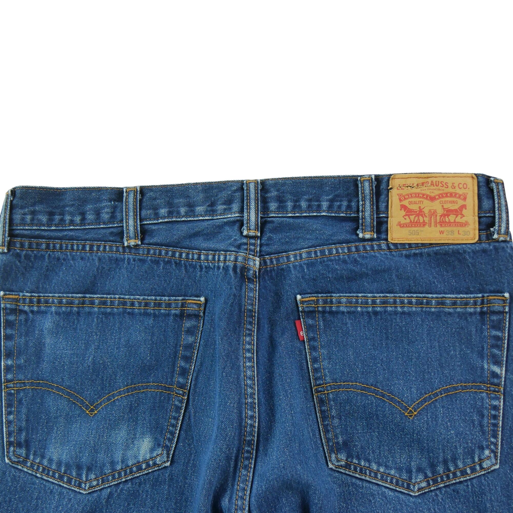 Levi Strauss męskie jeansy 505 regular 4/7