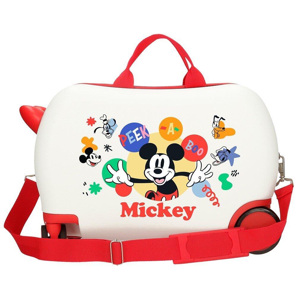 Valise enfant Mickey peek a boo ABS avec une capacidad de 24L blanc 2/5