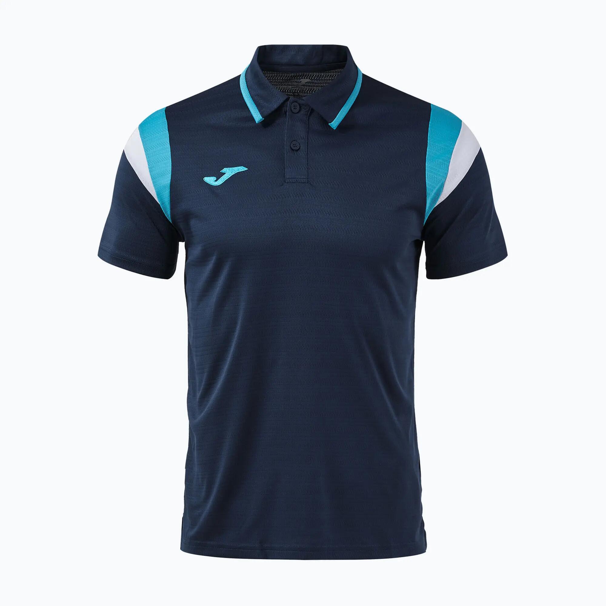 Koszulka tenisowa męska Joma Terra Polo 1/4