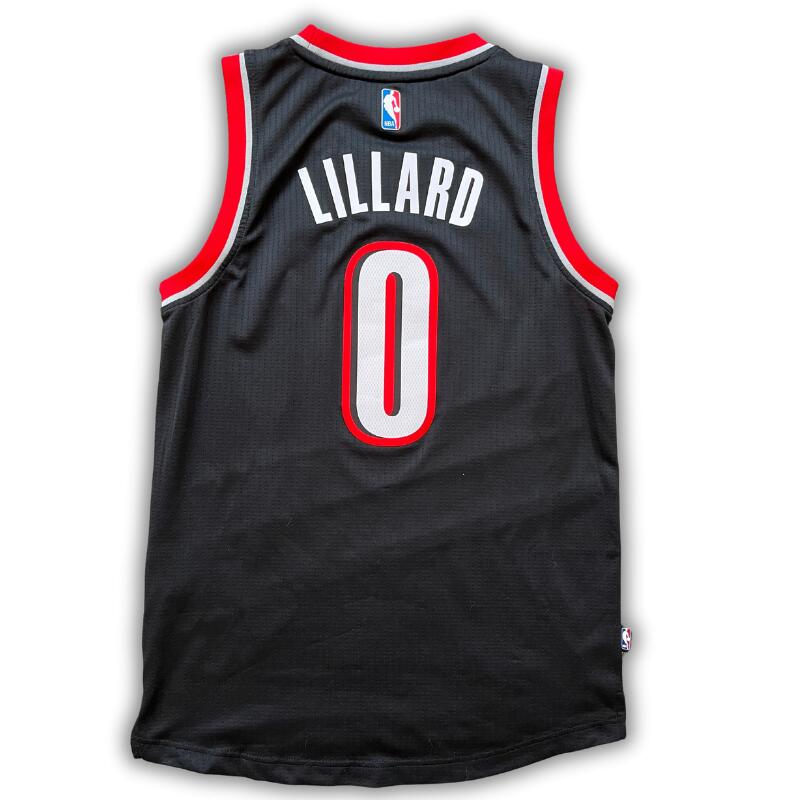 Segunda vida - Camisola NBA Portland Trailblazers 2014/2017 Lillard - Como novo 2/2
