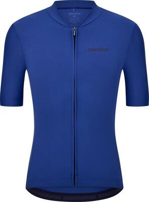 Santini sensation uniseks fietsshirt met korte mouwen, blauw