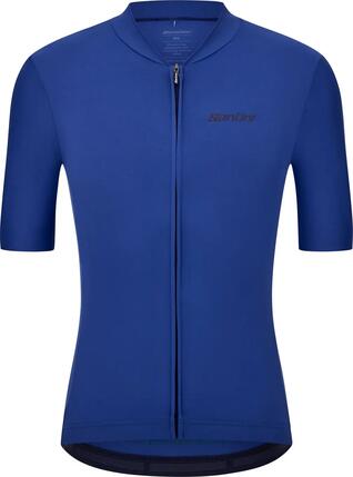Maillot de manga corta Santini Sensation azul unisex