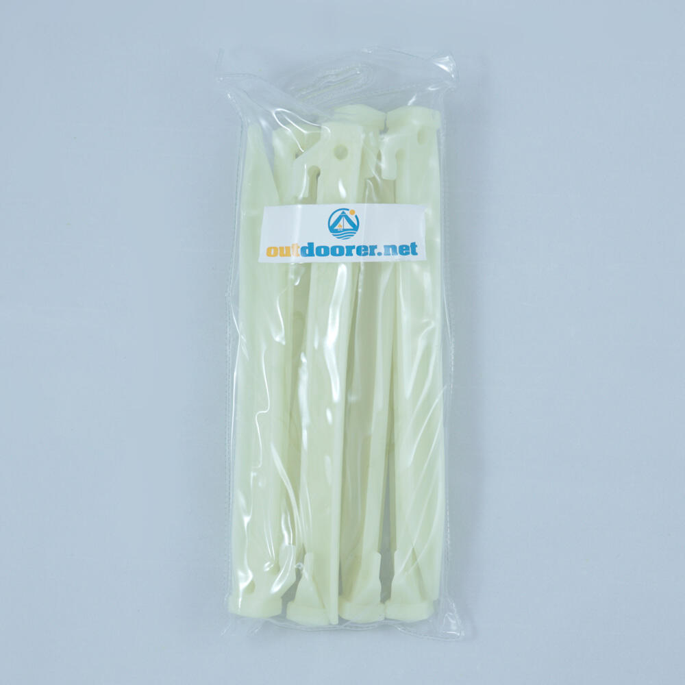 Leuchtheringe Falcon Claw - Zeltheringe, nachts leuchtend, Kunststoff,
8er Pack 3/7