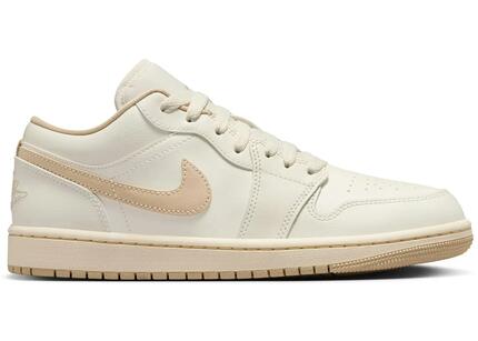 Chaussures - Marche - Femme - Air Jordan 1 Low SE - Beige