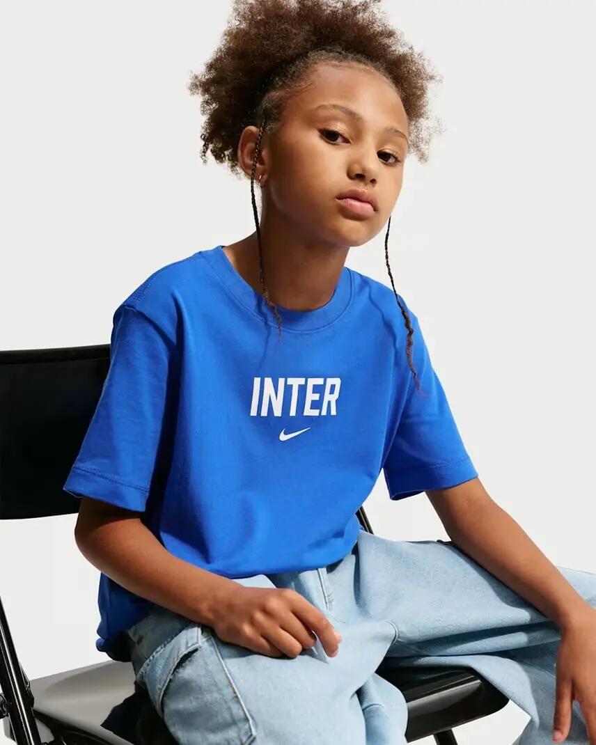 Tricou pentru copii Nike INTER U Nk Wrdmrk Tee 2/4