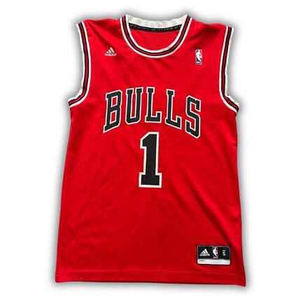 Reconditionné - Maillot NBA Chicago Bulls 2010/2014 Rose - Excellent
