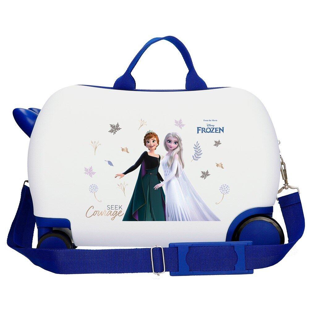 Valise enfant Frozen seek courage ABS avec une capacité de 24L blanc 2/5