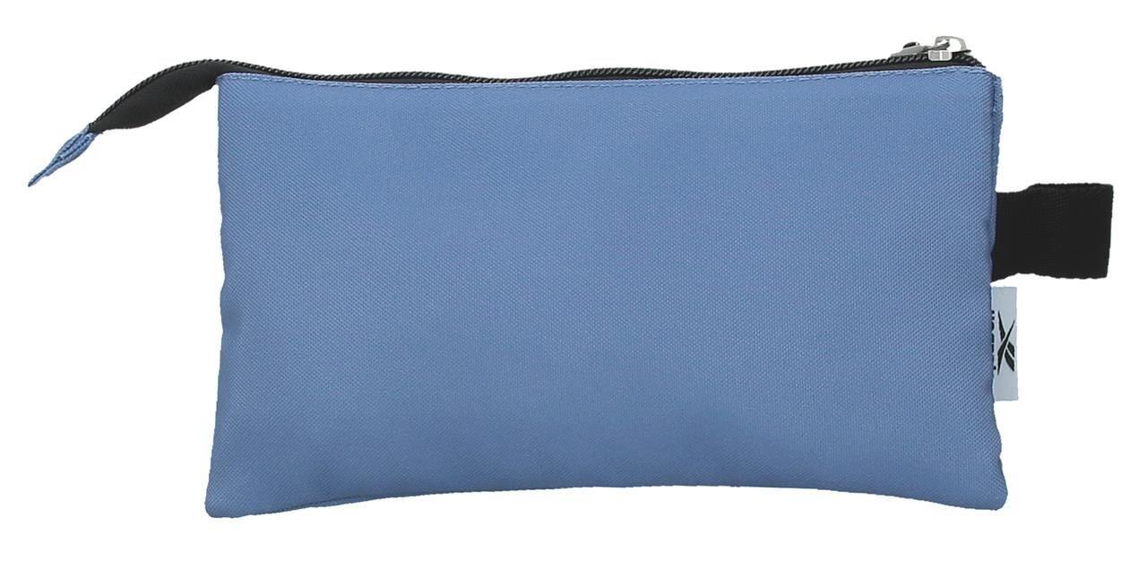 Estuche tres compartimentos Reebok Boston 22x12x5 cm denim 2/5
