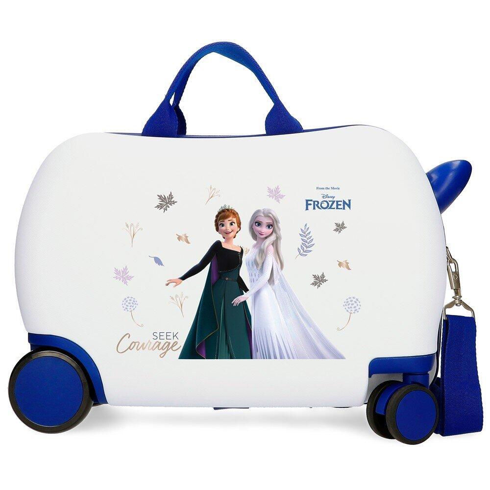 Valise enfant Frozen seek courage ABS avec une capacité de 24L blanc 1/5