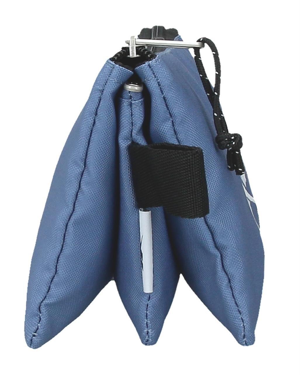 Estuche tres compartimentos Reebok Boston 22x12x5 cm denim 4/5